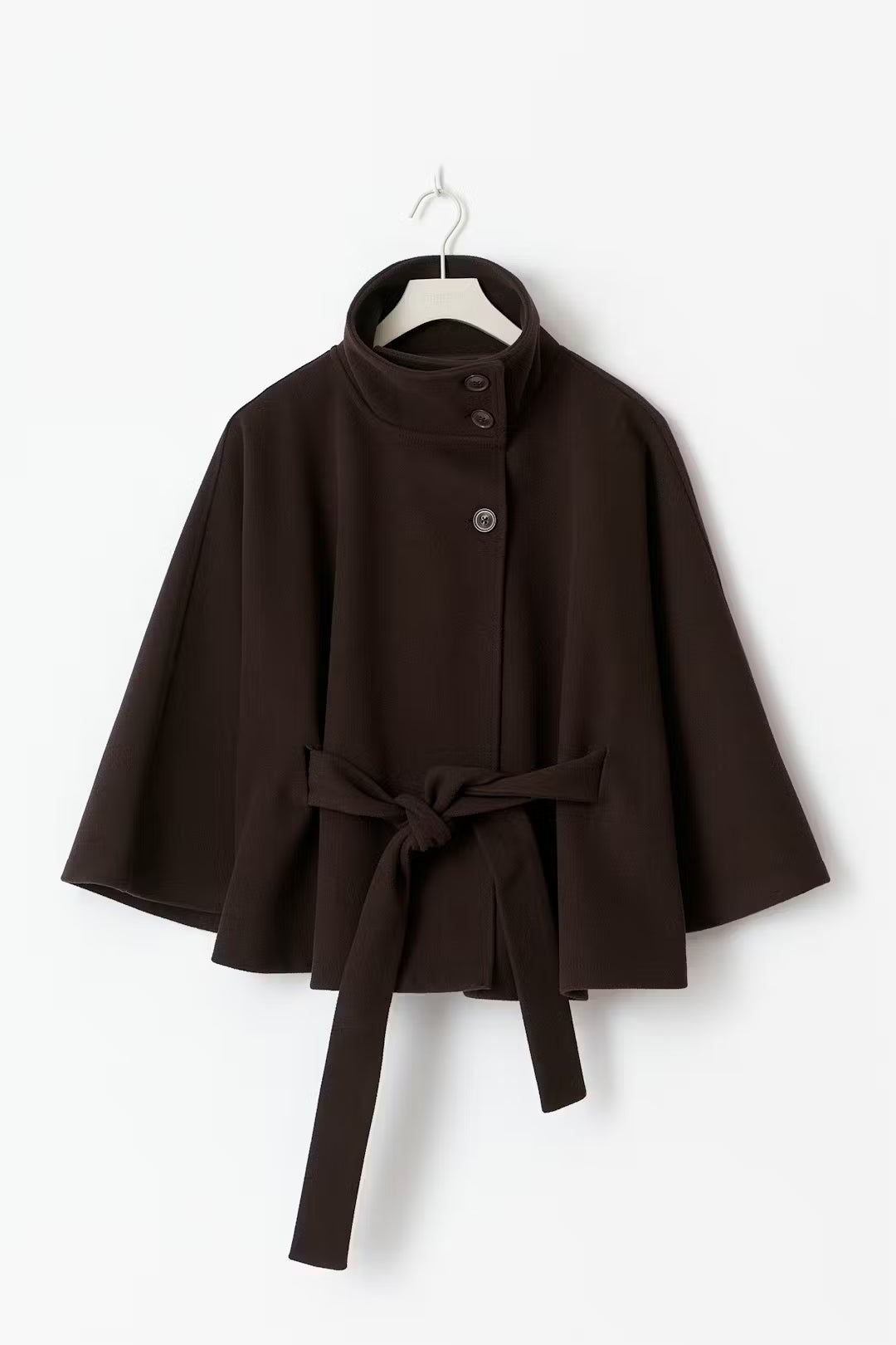 Emilia Belted Coat Cape