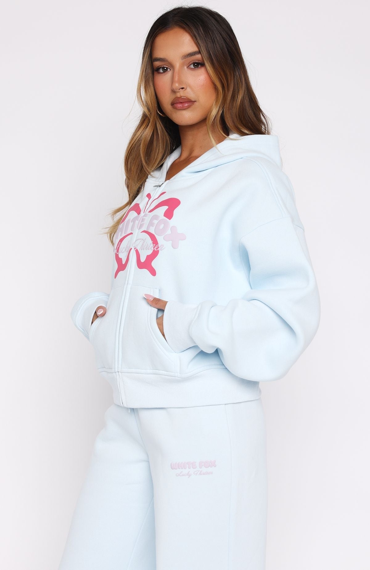 Lucky Butterfly Zip Hoodie