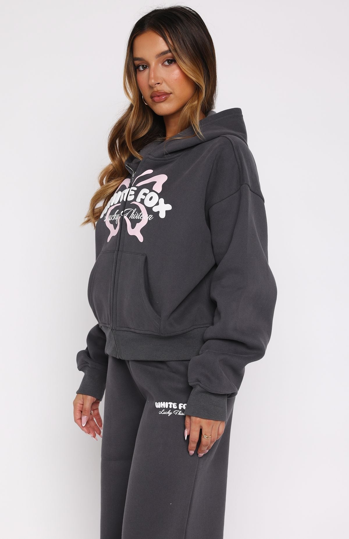Lucky Butterfly Zip Hoodie