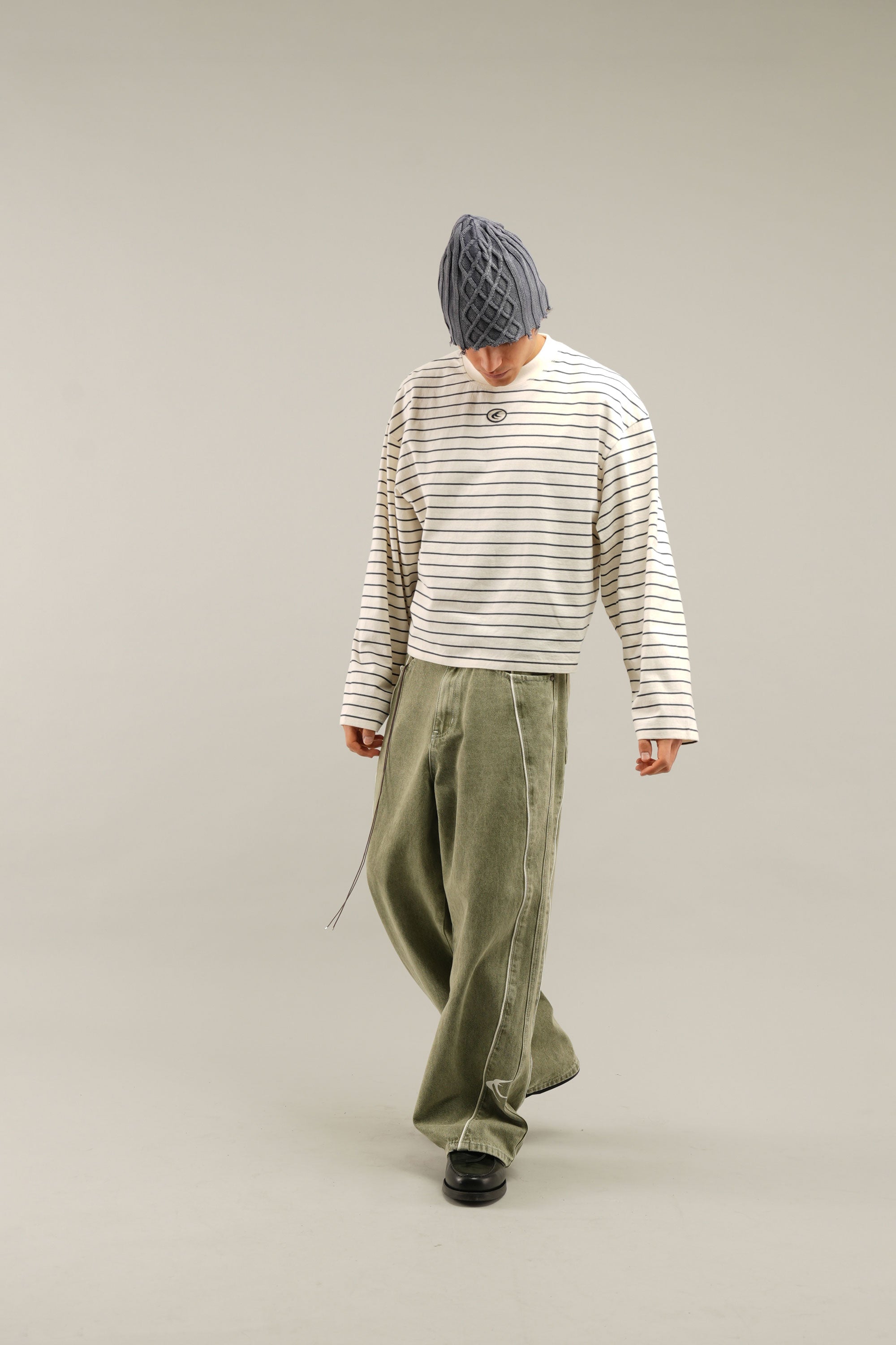 Marlowe Striped Scuffers Sweater