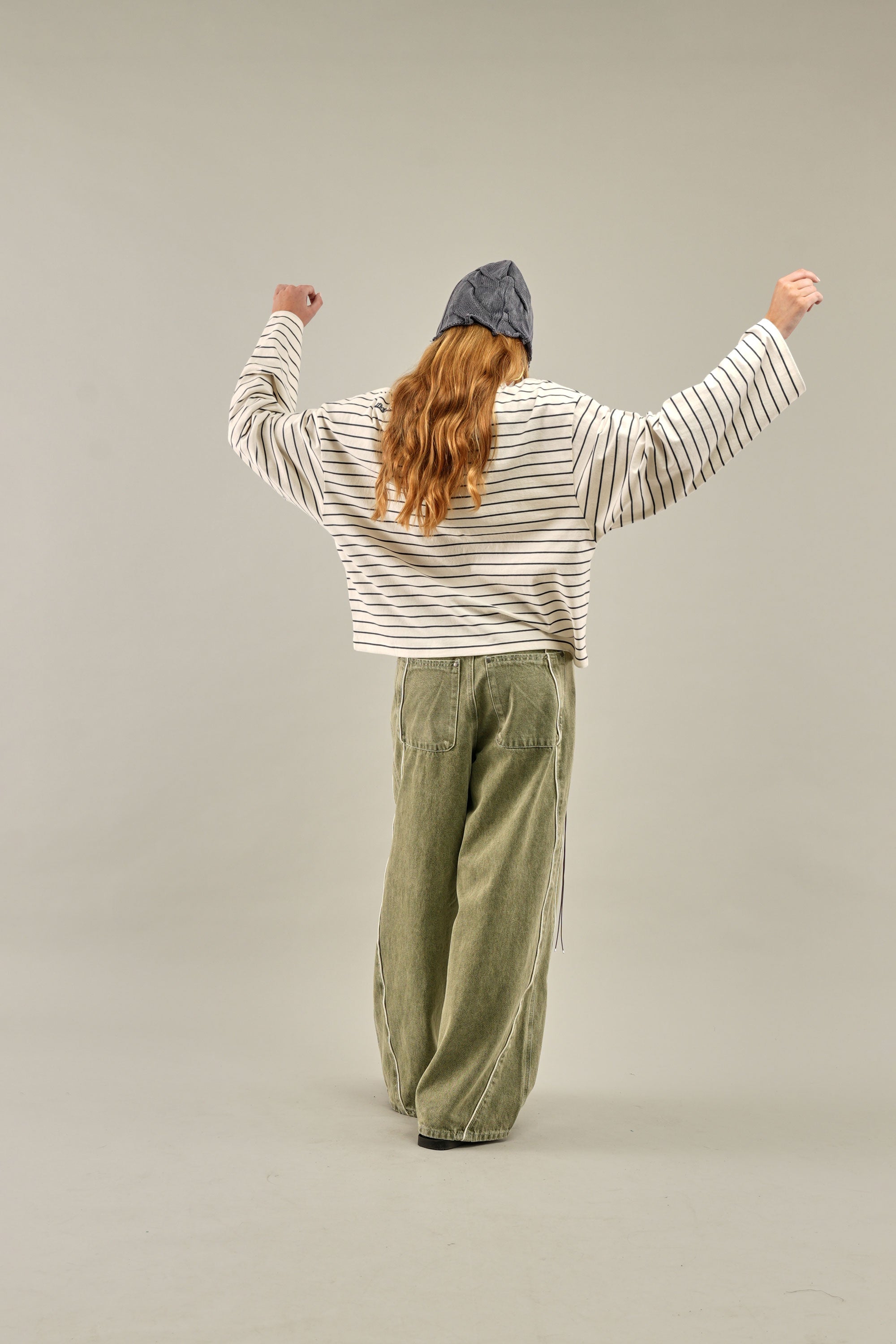 Marlowe Striped Scuffers Sweater