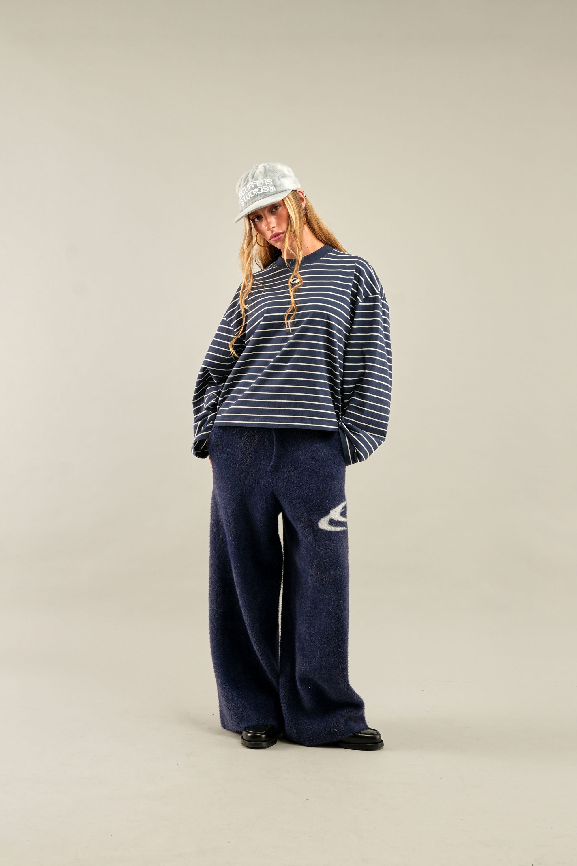 Marlowe Striped Scuffers Sweater