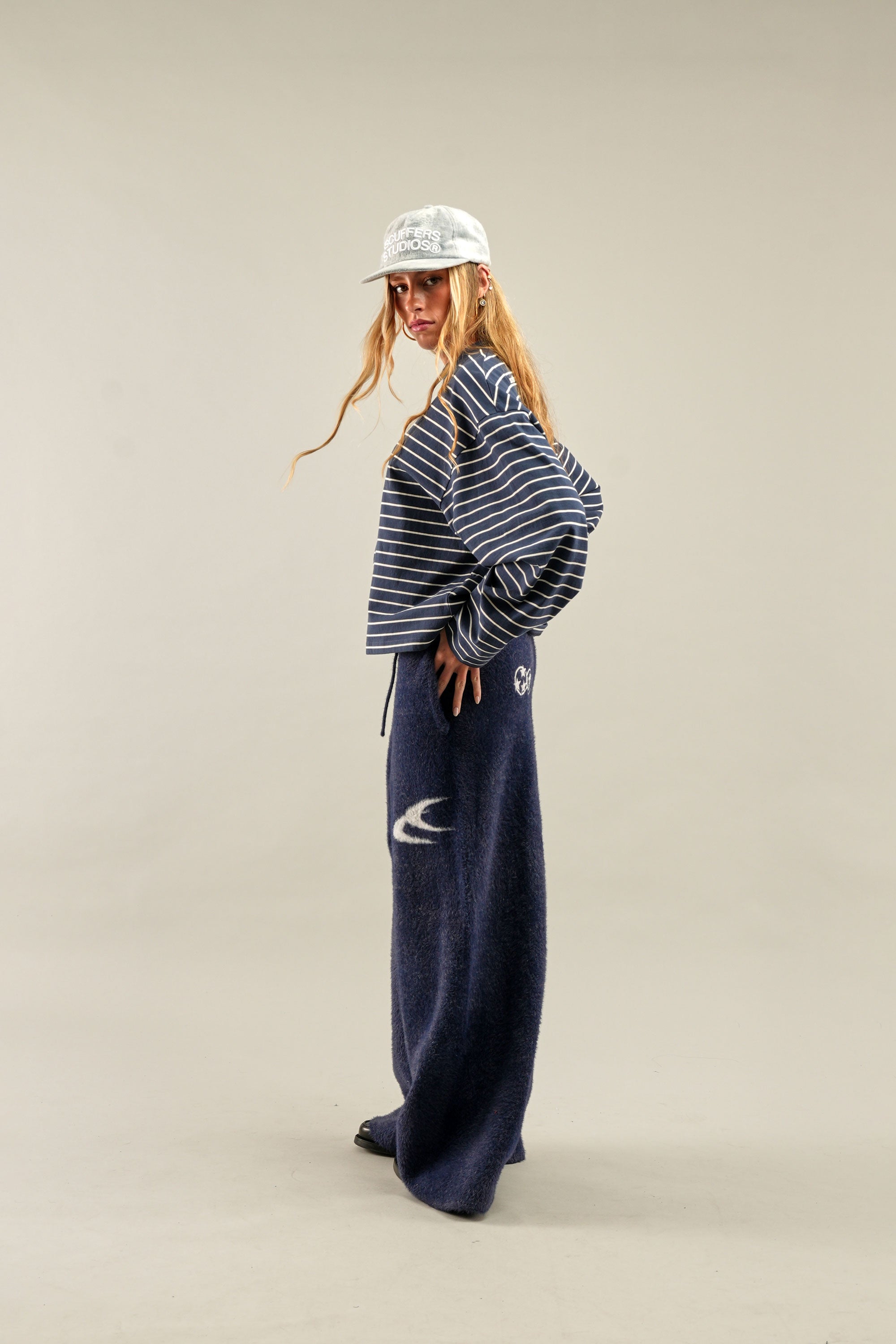 Marlowe Striped Scuffers Sweater