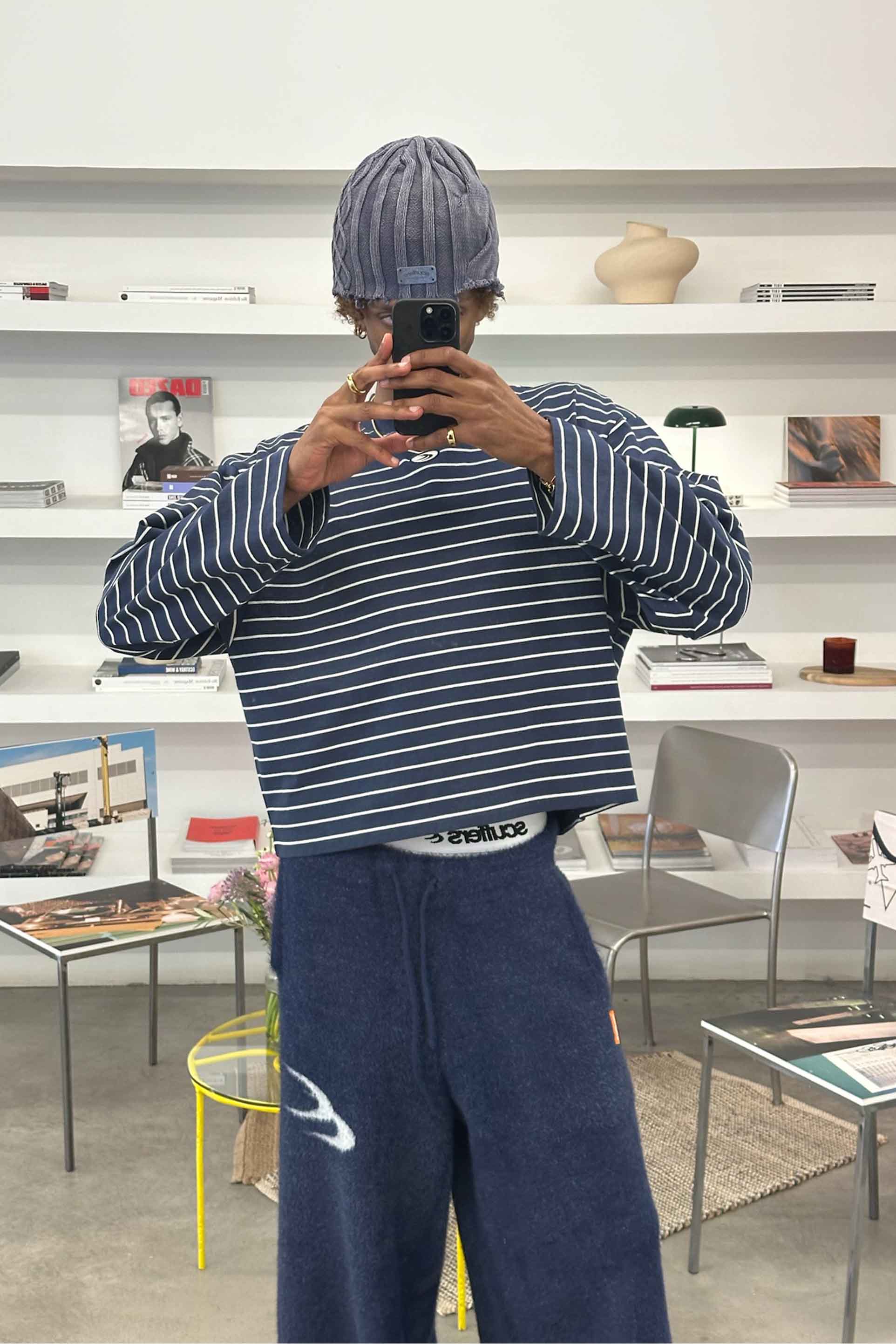 Marlowe Striped Scuffers Sweater