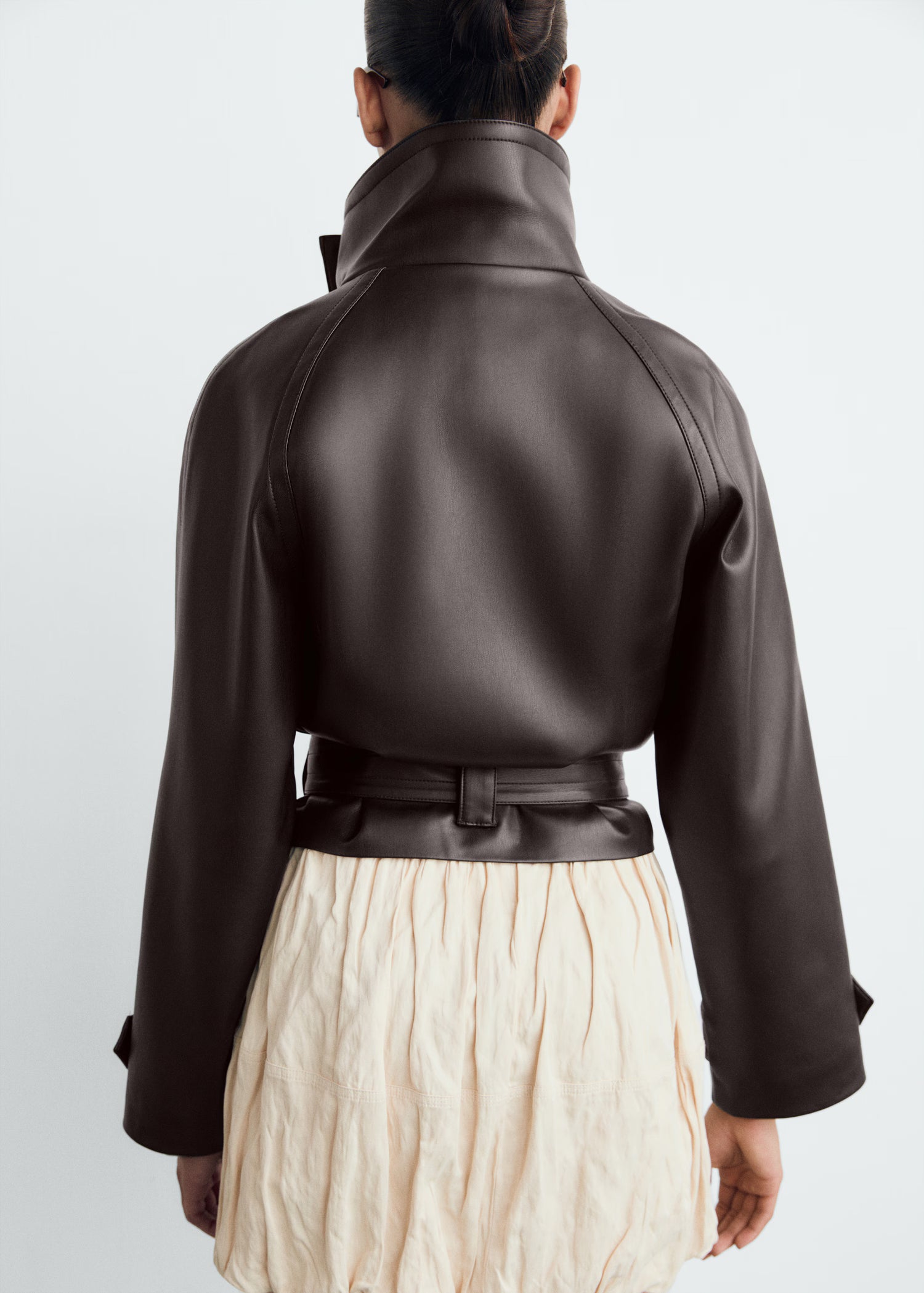 Aris Belted Leather Jacket