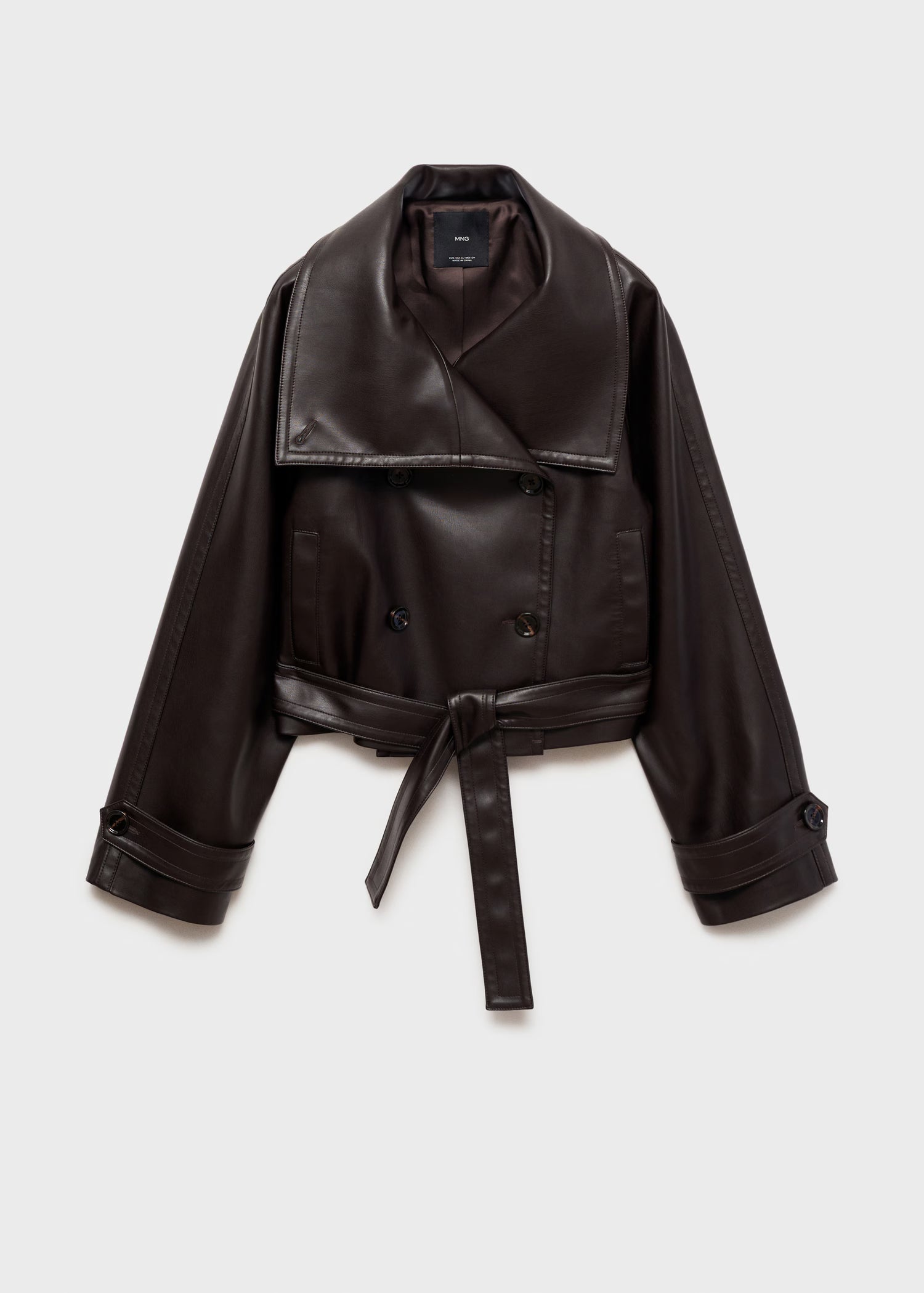 Aris Belted Leather Jacket