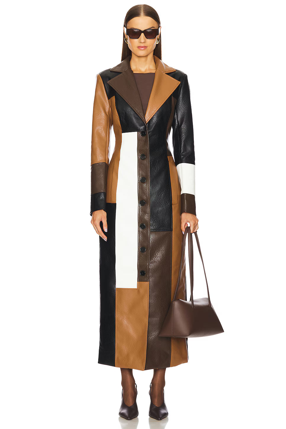 Tribeca Leather Trench