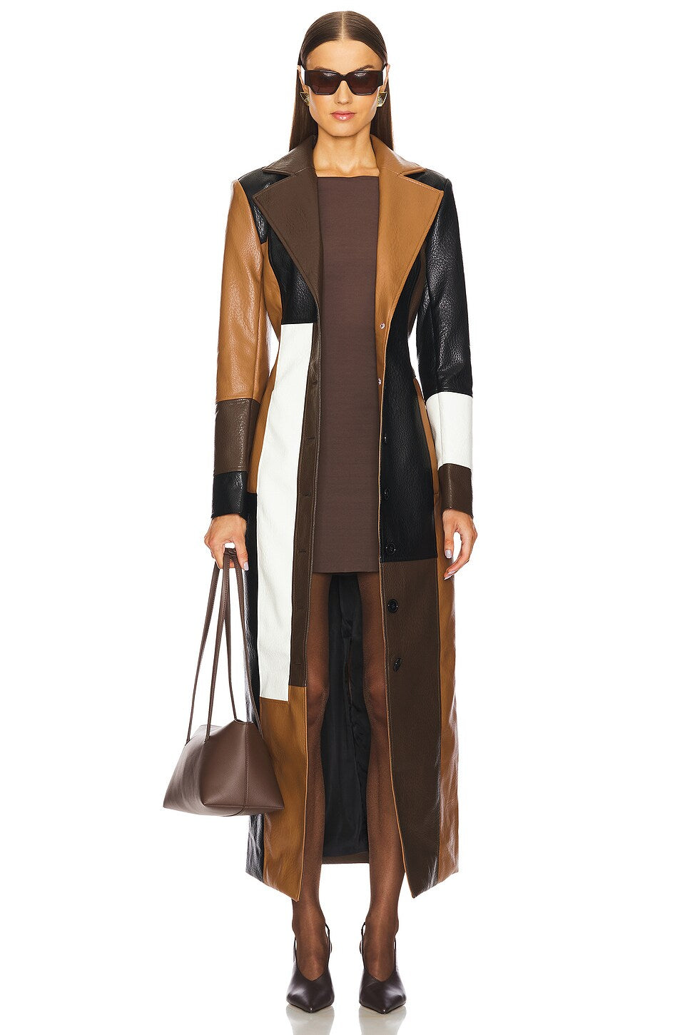 Tribeca Leather Trench