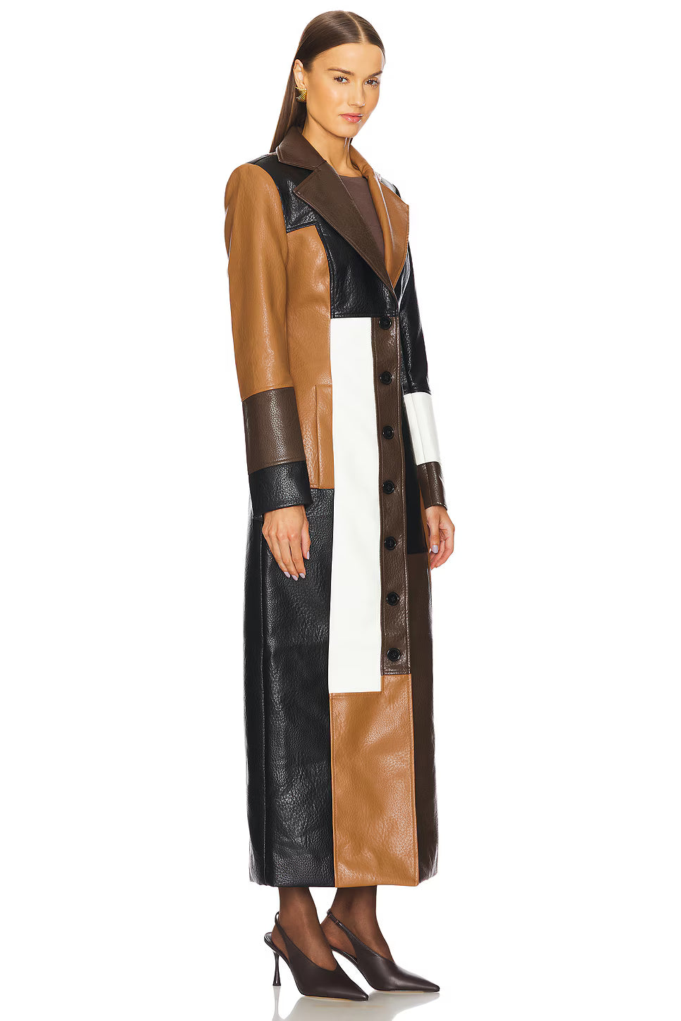 Tribeca Leather Trench