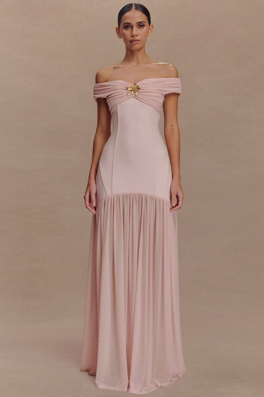 Aurélienne Off-Shoulder Maxi