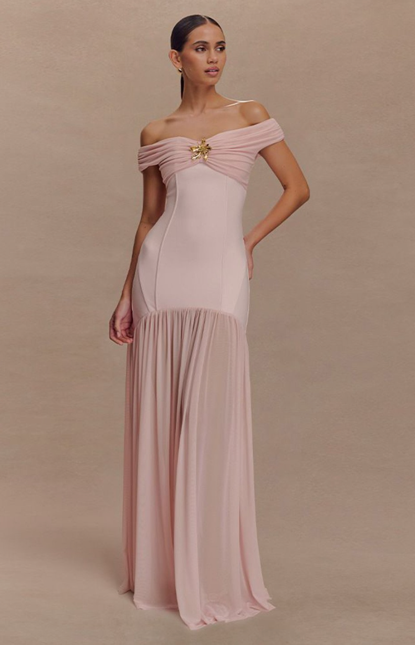Aurélienne Off-Shoulder Maxi