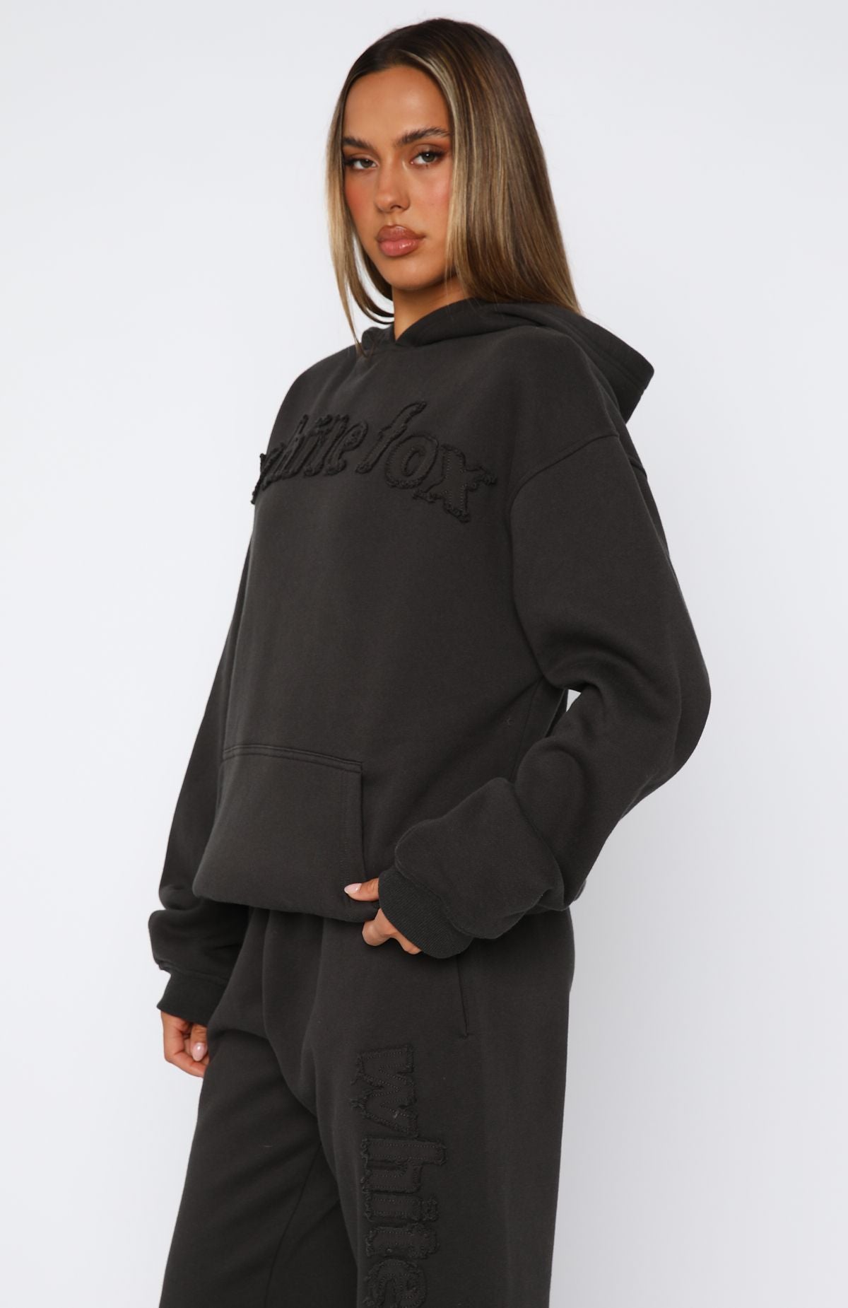 Textured Edge Hoodie