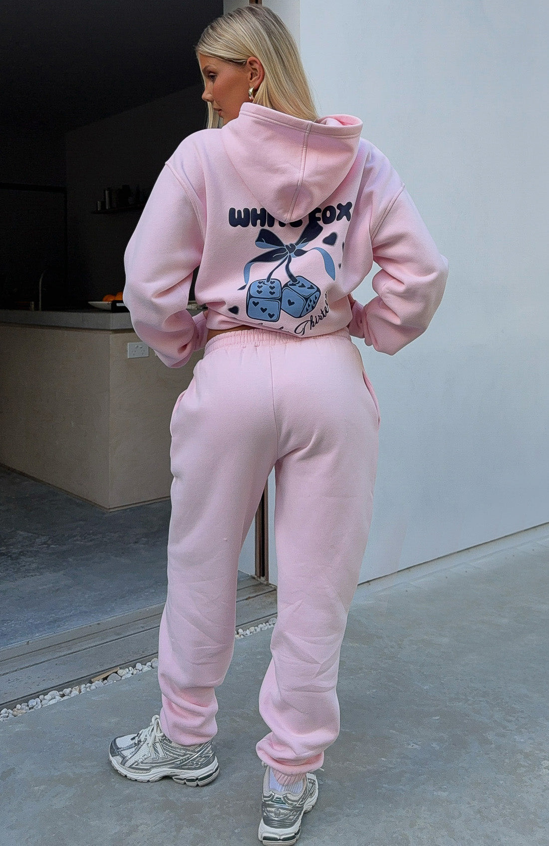 Frosty Bow Graphic Joggers